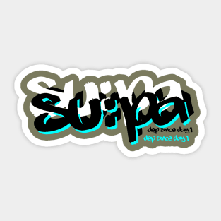 supa graf logo Sticker